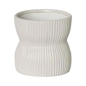 Austin Ceramic Vase, Small, White by Florabelle, a Vases & Jars for sale on Style Sourcebook