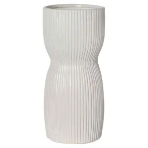 Austin Ceramic Vase, Large, White by Florabelle, a Vases & Jars for sale on Style Sourcebook
