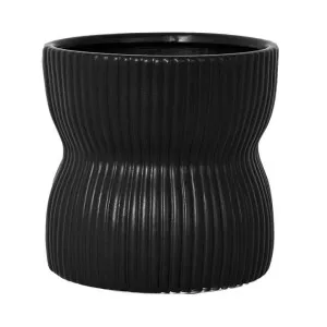 Austin Ceramic Vase, Small, Black by Florabelle, a Vases & Jars for sale on Style Sourcebook