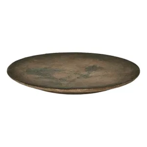 Mae Terracotta Decor Plate, Small, Brown by Florabelle, a Decorative Plates & Bowls for sale on Style Sourcebook