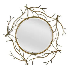 Into the Woods Round Wall Mirror, 80cm by Florabelle, a Mirrors for sale on Style Sourcebook