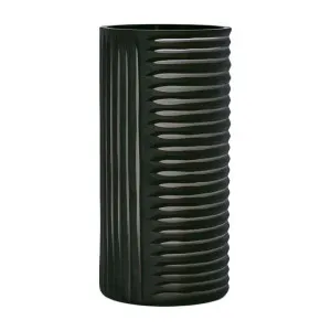 Hollis Glass Cylinder Vase, Large, Black by Florabelle, a Vases & Jars for sale on Style Sourcebook