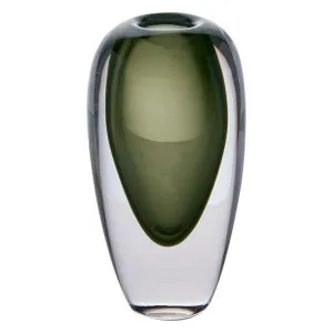Jaylen Glass Tall Vase, Smoke by Florabelle, a Vases & Jars for sale on Style Sourcebook
