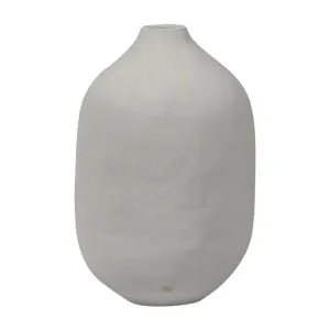 Caesna Terracotta Bud Vase, White by Florabelle, a Vases & Jars for sale on Style Sourcebook
