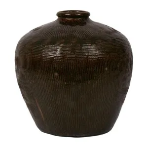 Jumai 120 Year Antique Terracotta Oriental Wine Jar by Florabelle, a Vases & Jars for sale on Style Sourcebook