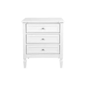 Miami Bedside Table - Large White by CAFE Lighting & Living, a Bedside Tables for sale on Style Sourcebook