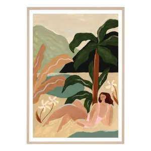 Island Green 1 Framed Print in 45 x 62cm by OzDesignFurniture, a Prints for sale on Style Sourcebook