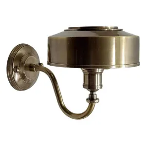 Gadsby Brass Wall Light, Antique Brass by Emac & Lawton, a Wall Lighting for sale on Style Sourcebook