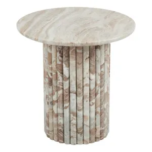Silvio Side Table 50x50cm in Beige by OzDesignFurniture, a Bedside Tables for sale on Style Sourcebook
