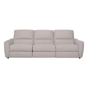 Portland 3 Seater Recliner Sofa in Belfast Beige by OzDesignFurniture, a Sofas for sale on Style Sourcebook