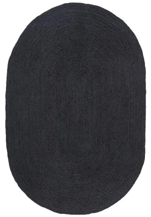 Bondi Black Oval Rug by Rug Addiction, a Jute Rugs for sale on Style Sourcebook