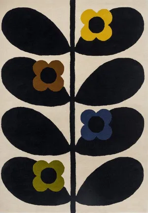 Orla Kiely Wild Rose Fawn by Rug Addiction, a Contemporary Rugs for sale on Style Sourcebook