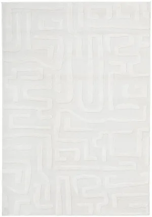 Serenade Arlo White Rug by Rug Addiction, a Contemporary Rugs for sale on Style Sourcebook