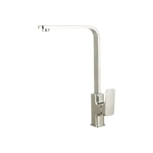 Compact Sink Mixer Brushed Nickel by Beaumont Tiles, a Laundry Taps for sale on Style Sourcebook