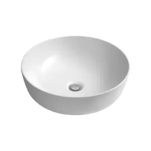 Marki Round Basin NTH Ceramic 410 Gloss White by BUK, a Basins for sale on Style Sourcebook