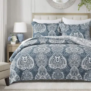 Classic Quilts Night Reflections Grey Coverlet Set by null, a Quilt Covers for sale on Style Sourcebook