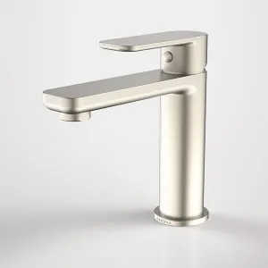 Caroma Luna Lead Free Basin Mixer Brushed Nickel by Caroma, a Bathroom Taps & Mixers for sale on Style Sourcebook