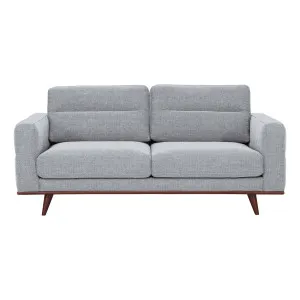 Astrid 2.5 Seater Sofa in Talent Silver / Brown Leg by OzDesignFurniture, a Sofas for sale on Style Sourcebook