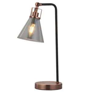 Conea Iron & Glass Adjustable Desk Lamp by Lexi Lighting, a Desk Lamps for sale on Style Sourcebook
