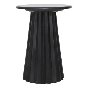 Marlow Side Table 45cm in Marble/Black by OzDesignFurniture, a Bedside Tables for sale on Style Sourcebook