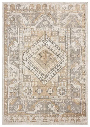 Tupelo Beige And Grey Tribal Medallion Rug by Miss Amara, a Persian Rugs for sale on Style Sourcebook
