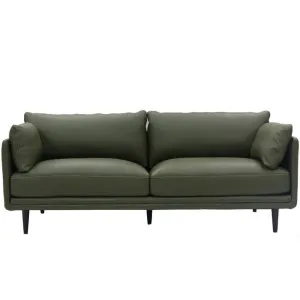 Lennox Madryn Pine Leather Sofa - 3 Seater by James Lane, a Sofas for sale on Style Sourcebook