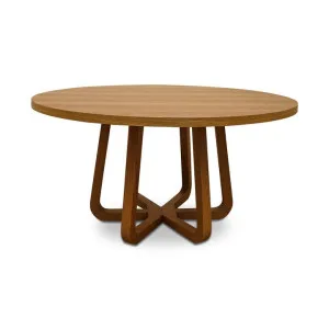 Vanya 1.5m Round Dining Table - Natural by Interior Secrets - AfterPay Available by Interior Secrets, a Dining Tables for sale on Style Sourcebook