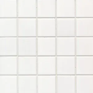 Swimmer White Gloss Mosaic Tile by Beaumont Tiles, a Mosaic Tiles for sale on Style Sourcebook