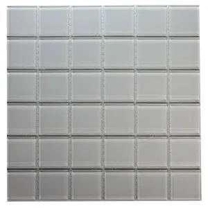 Island Hyrda White Glass Gloss Mosaic by Beaumont Tiles, a Mosaic Tiles for sale on Style Sourcebook