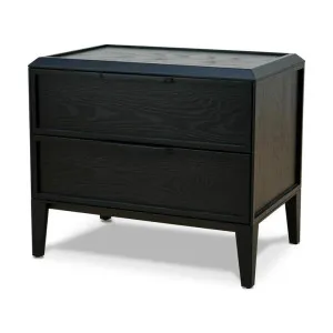 Ex Display - Imrich Bedside Table - Full Black by Interior Secrets - AfterPay Available by Interior Secrets, a Bedside Tables for sale on Style Sourcebook