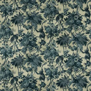 LF2332C Monkey Puzzle 2 Old Blue by Linwood, a Fabrics for sale on Style Sourcebook