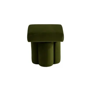 Ace Stool - Olive Velvet by CAFE Lighting & Living, a Ottomans for sale on Style Sourcebook