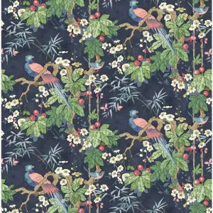 LF2128C Miji 2 Navy by Linwood, a Fabrics for sale on Style Sourcebook