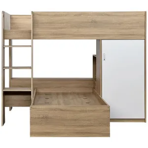 Armtrask Storage Bunk Bed with Wardrobe, King Single over Single by SGA Furniture, a Kids Beds & Bunks for sale on Style Sourcebook