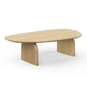 Arco Oval Oak Coffee Table, Natural by L3 Home, a Coffee Table for sale on Style Sourcebook