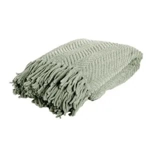 J.Elliot Louie Green Mist Throw by null, a Throws for sale on Style Sourcebook