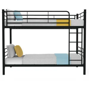 Kingston Slumber 2in1 Single Metal Bunk Bed Frame, with Modular Design, Dark Matte Grey by Kid Topia, a Kids Beds & Bunks for sale on Style Sourcebook