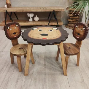 Lion Table Chairs Set by Kid Topia, a Kids Chairs & Tables for sale on Style Sourcebook
