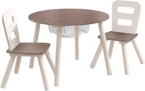 Round Table and 2 Chair Set for children (Grey) by Kid Topia, a Kids Chairs & Tables for sale on Style Sourcebook