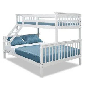 Kingston Slumber 2in1 Double Single Bunk Bed Kids Solid Timber Pine Beds Children Bedroom Furniture by Kid Topia, a Kids Beds & Bunks for sale on Style Sourcebook