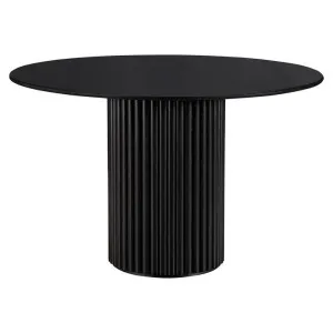 Calyra Round Dining Table, 120cm, Black by L&I Home, a Dining Tables for sale on Style Sourcebook