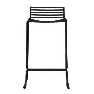 Studio Wire Indoor / Outdoor Counter Stool, Set of 2, Black by L&I Home, a Bar Stools for sale on Style Sourcebook