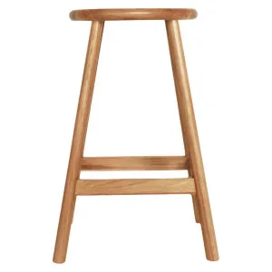 Finland American Oak Timber Round Counter Stool, Oak by L&I Home, a Bar Stools for sale on Style Sourcebook