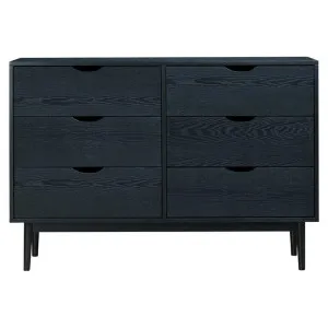 Luna Wooden 6 Drawer Dresser, Black by L&I Home, a Dressers & Chests of Drawers for sale on Style Sourcebook