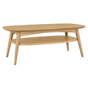 Stockholm Wooden Coffee Table with Shelf, 109cm by Life Interiors, a Coffee Table for sale on Style Sourcebook