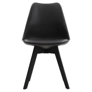 Jaden Dining Chair, Set of 2, Black / Black by Life Interiors, a Dining Chairs for sale on Style Sourcebook