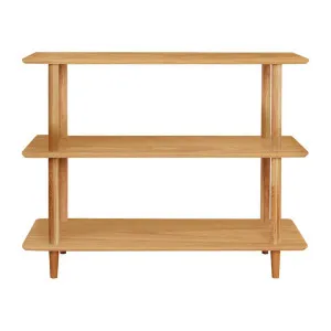 Aria Wooden Low Display Shelf, Small, Oak by Life Interiors, a Wall Shelves & Hooks for sale on Style Sourcebook