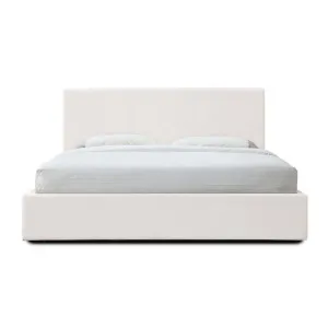Dane Fabric Platform Bed, King, Cream by L&I Home, a Beds & Bed Frames for sale on Style Sourcebook