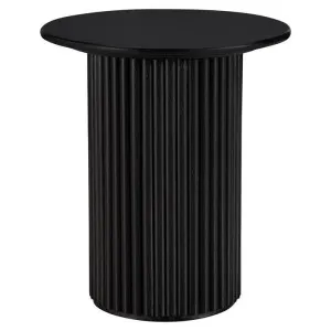 Cosmos Round Side Table, Black by L&I Home, a Side Table for sale on Style Sourcebook