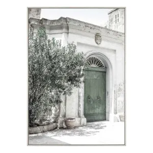 Green Doors Box Framed Canvas in 72 x 102cm by OzDesignFurniture, a Prints for sale on Style Sourcebook